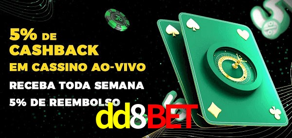 Promoções do cassino ao Vivo dd8bet